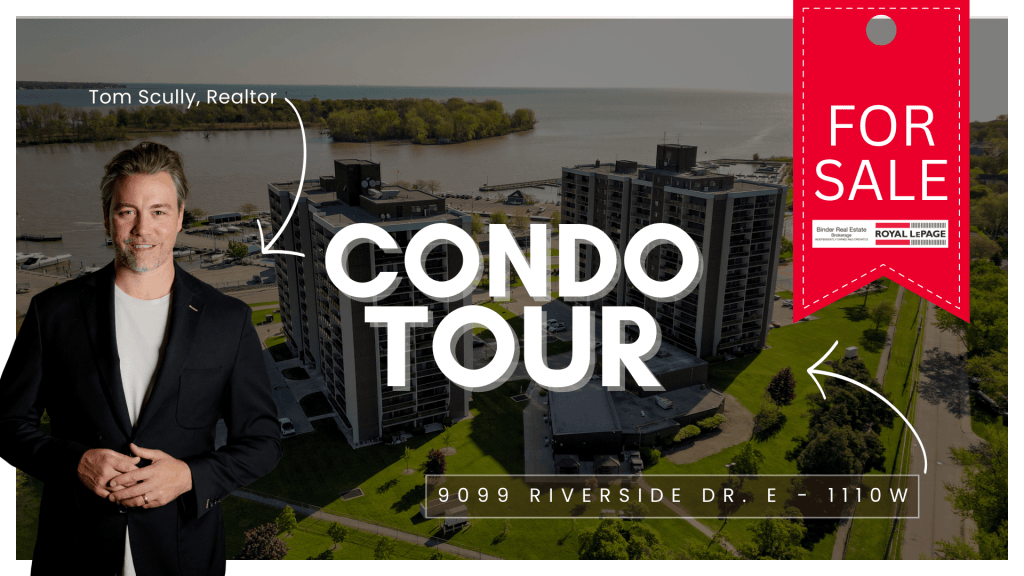 SOLD – 9099 Riverside Dr. East, Suite 1110 West –&nbsp;WATERFRONT